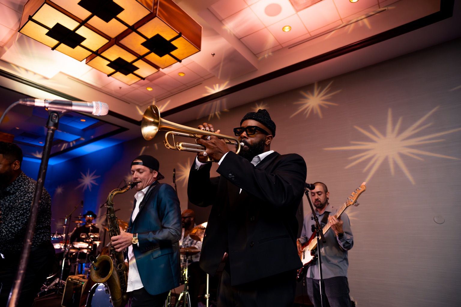 Jacksonville corporate event photography — live band performance